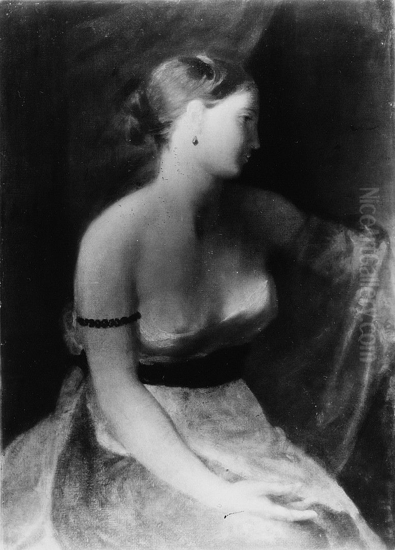 A Study from Life [and] Study for Angel Releasing Saint Peter from Prison Oil Painting by Washington Allston