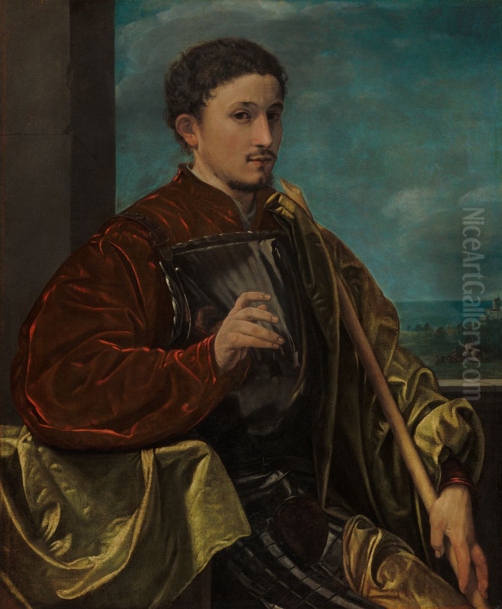 Portrait of a Knight Oil Painting by Giovanni Girolamo Savoldo
