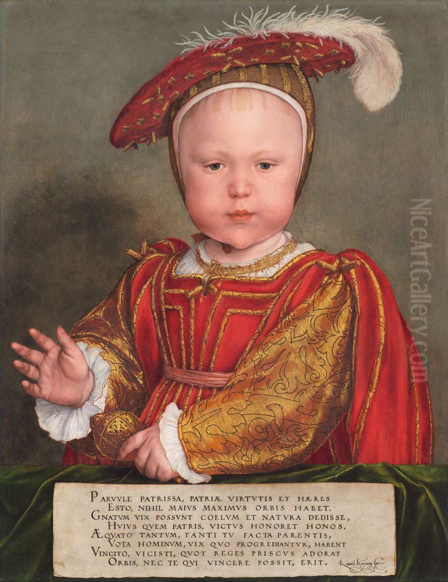 Edward VI as a Child Oil Painting by Hans Holbein the Younger