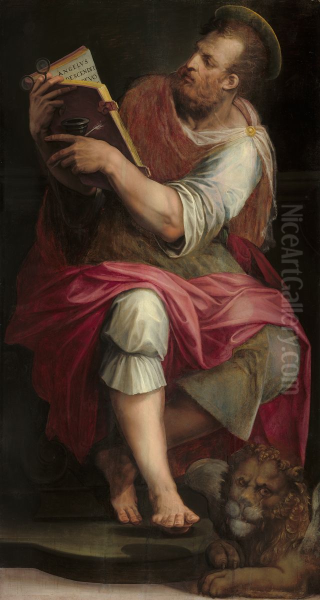 Saint Mark Oil Painting by Giorgio Vasari
