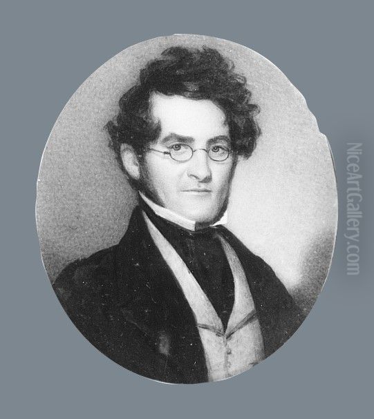 Portrait of a Gentleman Oil Painting by John Wood Dodge