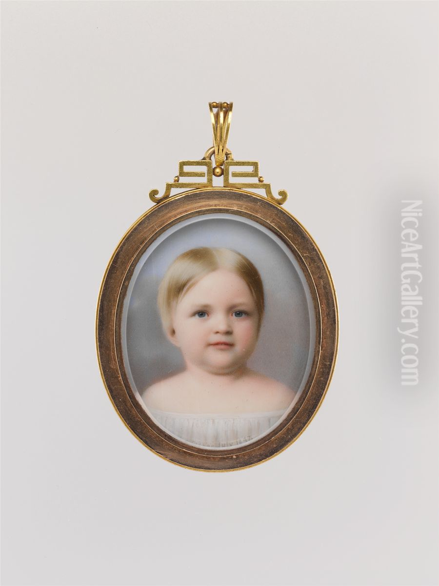 Ada Brown Oil Painting by John Henry Brown