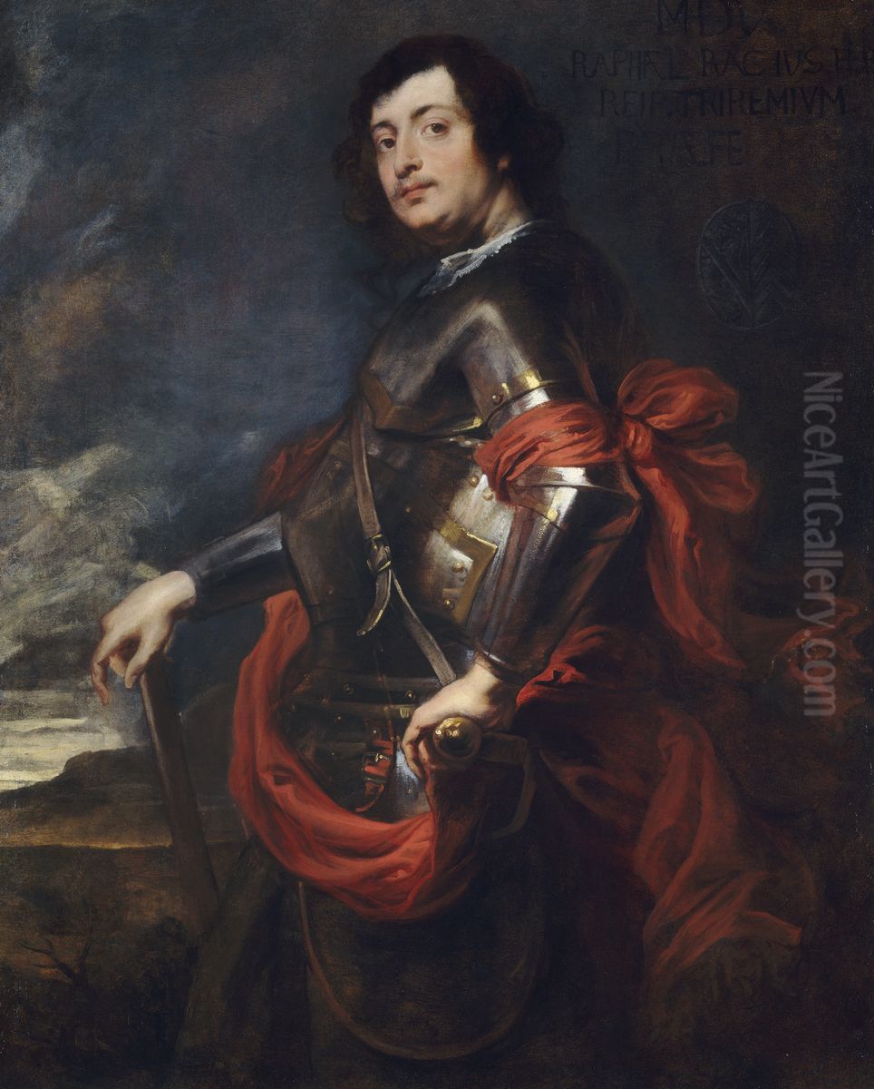 The Prefect Raffaele Raggi Oil Painting by Sir Anthony Van Dyck