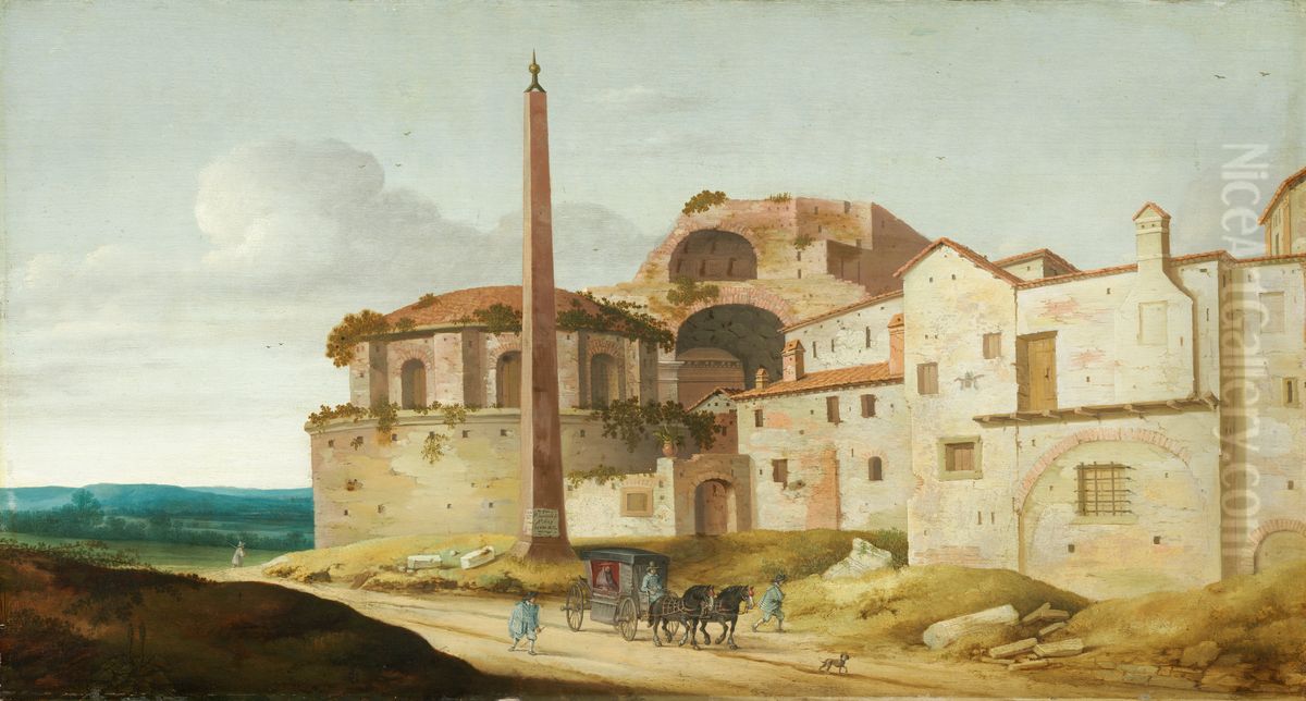 Church of Santa Maria della Febbre, Rome Oil Painting by Pieter Jansz Saenredam