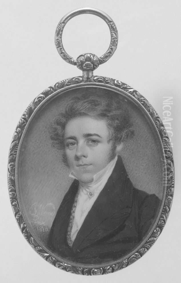 Portrait of a Gentleman Oil Painting by Joseph Wood