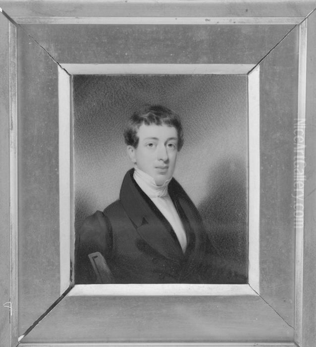 Portrait of a Gentleman Oil Painting by Thomas Seir Cummings