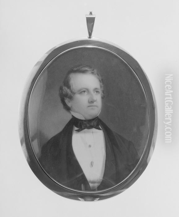 Portrait of a Gentleman Oil Painting by Edward S. Dodge