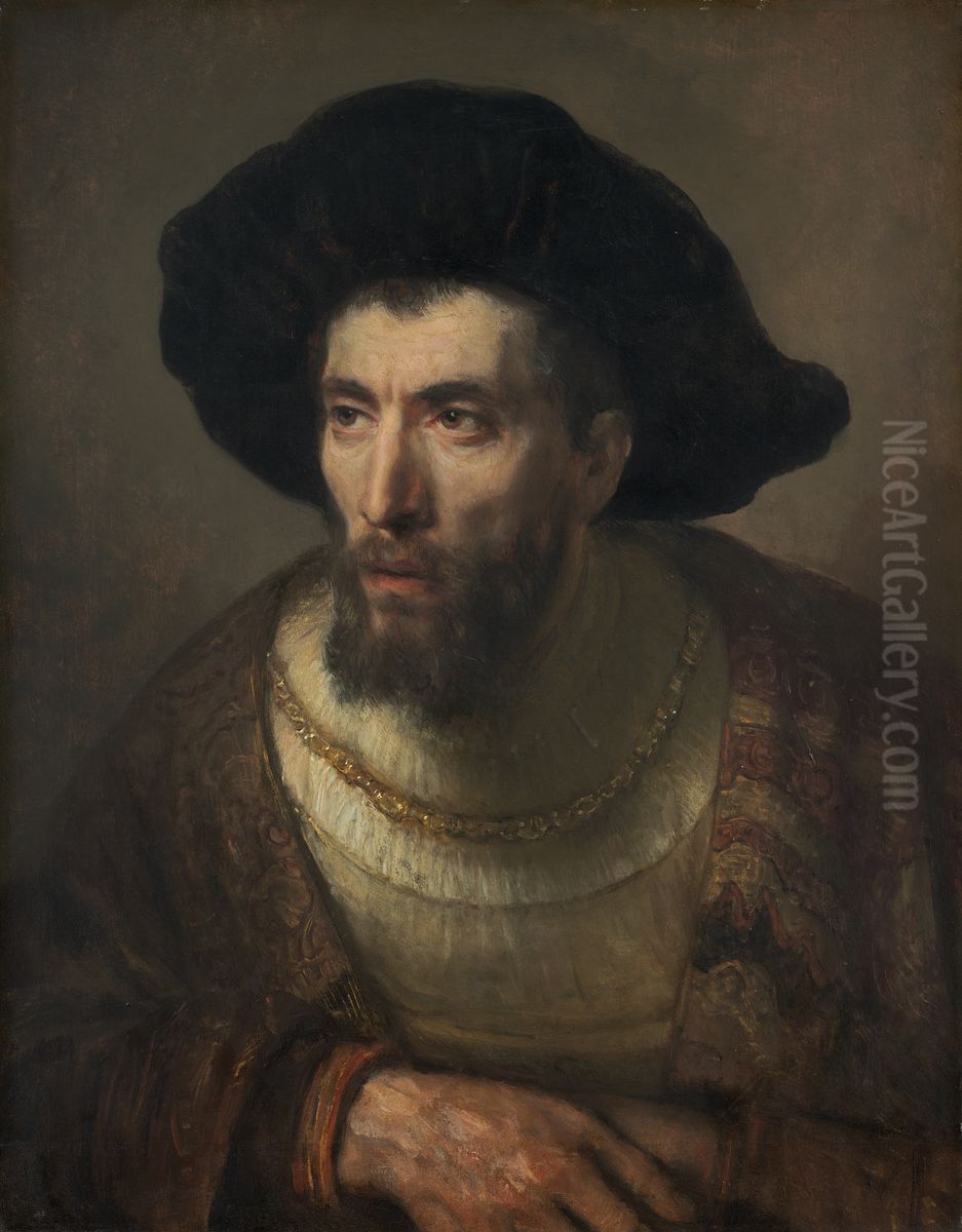 The Philosopher Oil Painting by Rembrandt