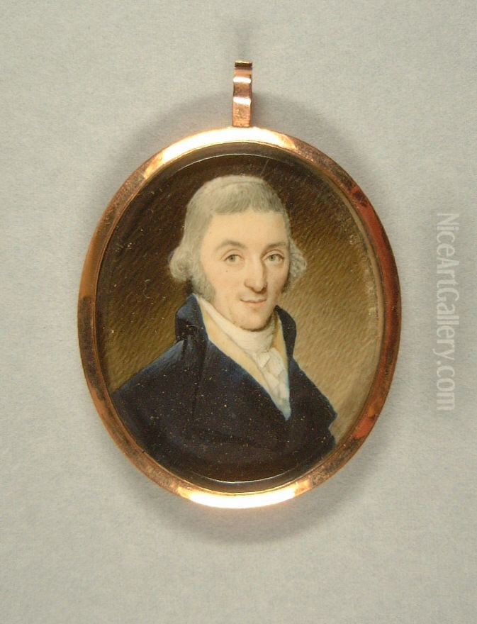 Portrait of a Gentleman Oil Painting by Edward Miles