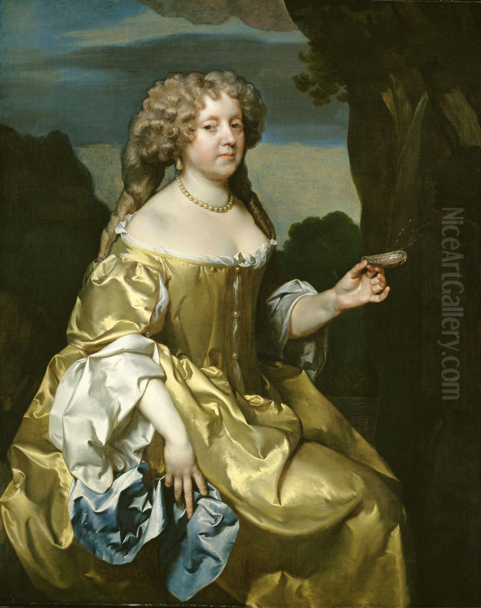 Lady Borlase Oil Painting by Gerard Soest