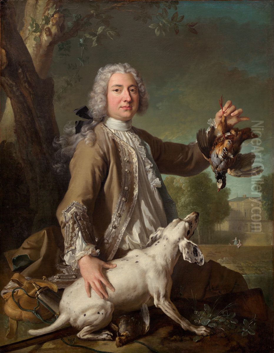 Henri Camille, Chevalier de Beringhen Oil Painting by Jean-Baptiste Oudry