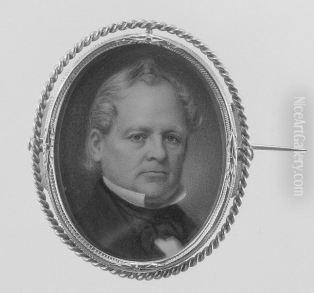 Portrait of a Gentleman Oil Painting by John Carlin