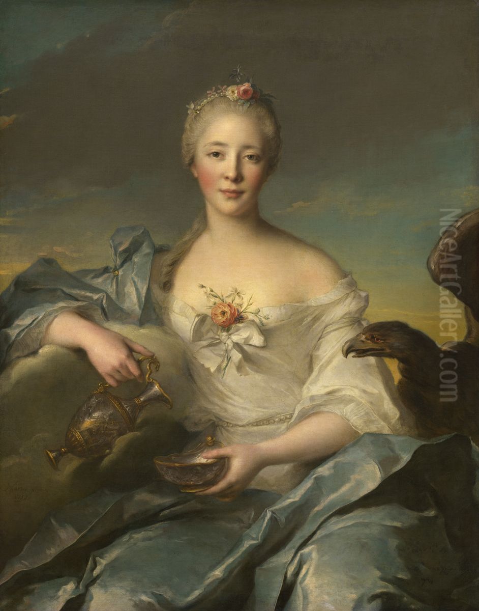 Madame Le Fevre de Caumartin as Hebe Oil Painting by Jean-Marc Nattier