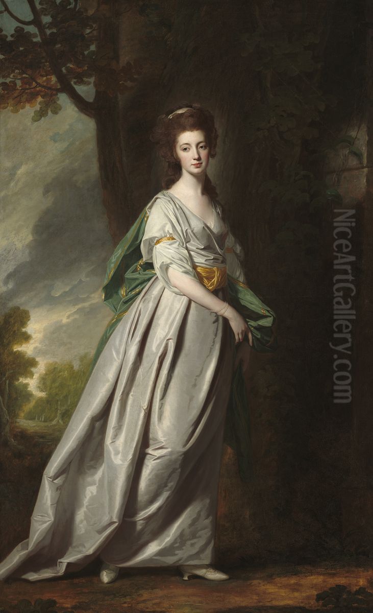 Mrs. Thomas Scott Jackson Oil Painting by George Romney