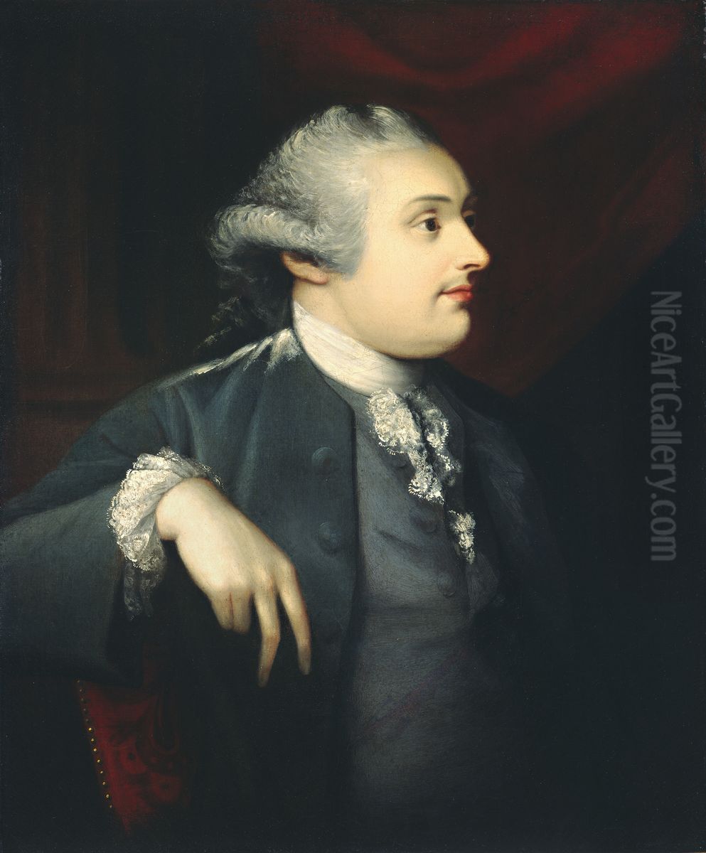 William Henry Cavendish Bentinck, 3rd Duke of Portland Oil Painting by Matthew Pratt