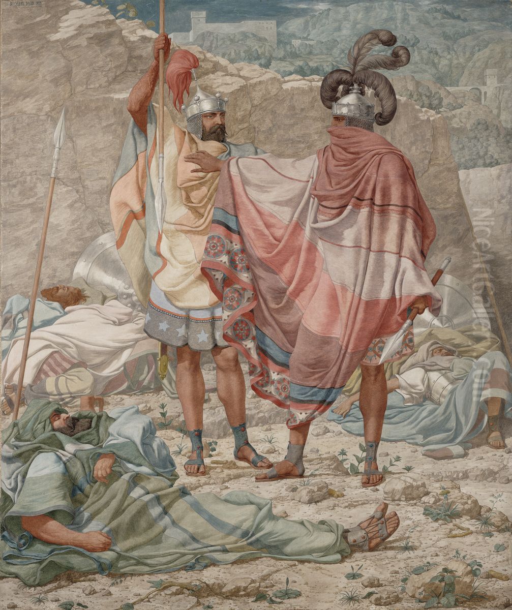 Mercy: David Spareth Saul's Life Oil Painting by Richard Dadd