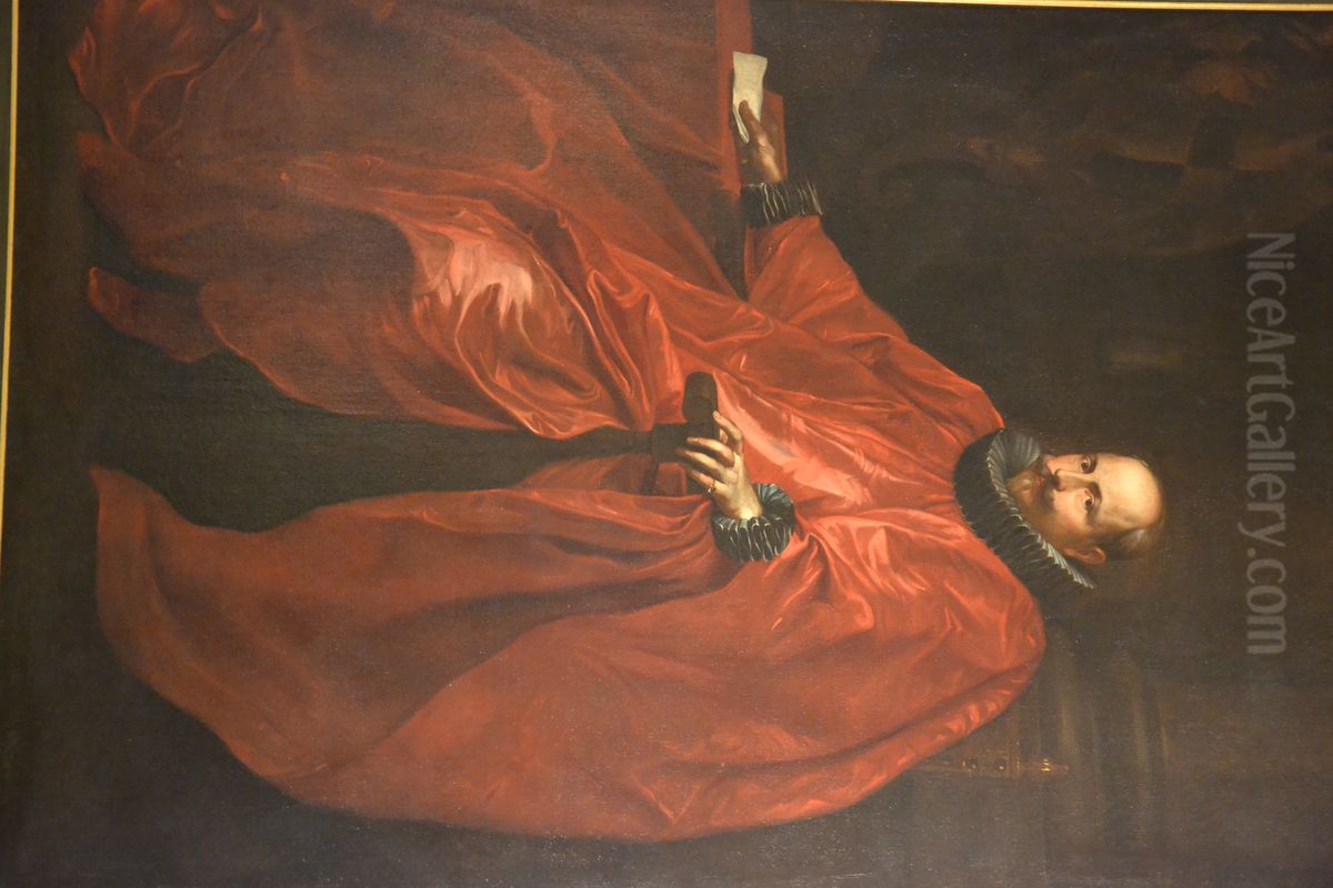 Portrait of Agostino Pallavicini Oil Painting by Sir Anthony Van Dyck