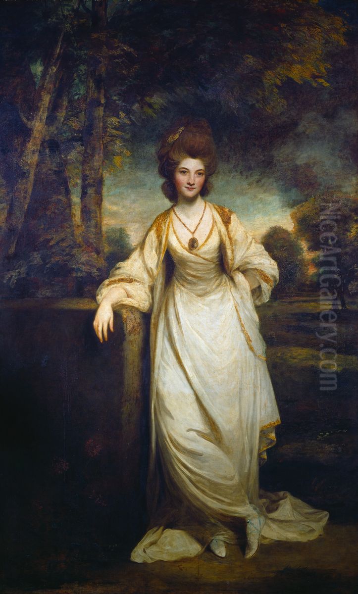 Lady Elizabeth Compton Oil Painting by Of Sir Joshua Reynolds