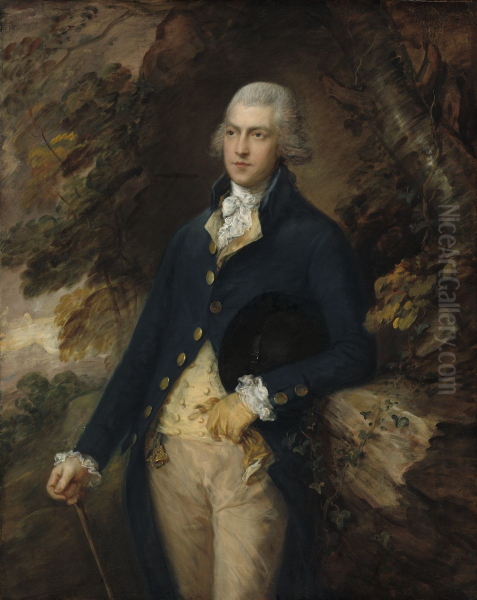 Francis Basset, Lord de Dunstanville Oil Painting by Thomas Gainsborough