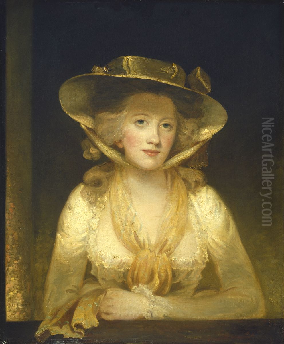Lady Cunliffe Oil Painting by John Hoppner