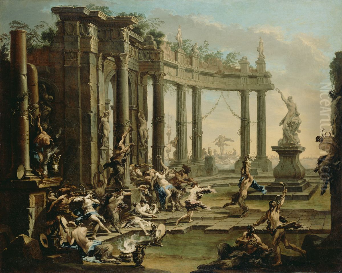 Bacchanale Oil Painting by Clemente Spera