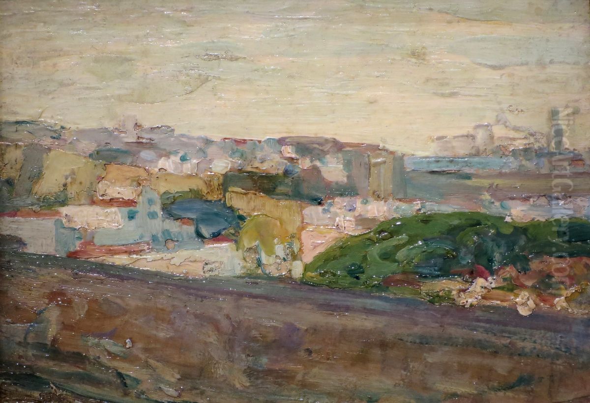 A View of Fes Oil Painting by Henry Ossawa Tanner