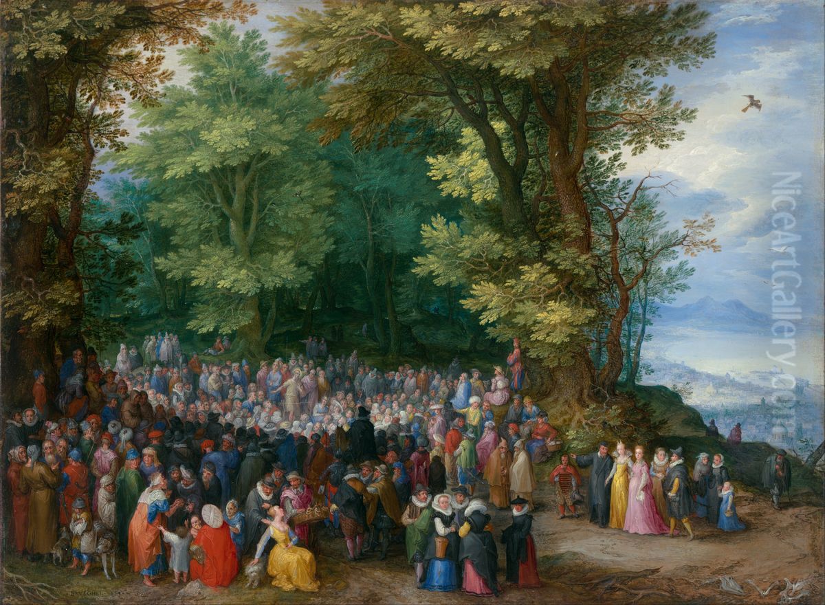 The Sermon on the Mount Oil Painting by Jan Brughel