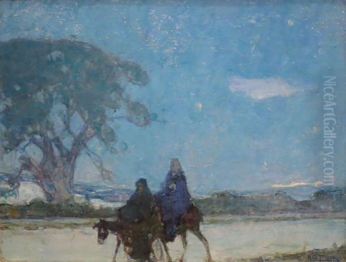 The Flight into Egypt Oil Painting by Henry Ossawa Tanner