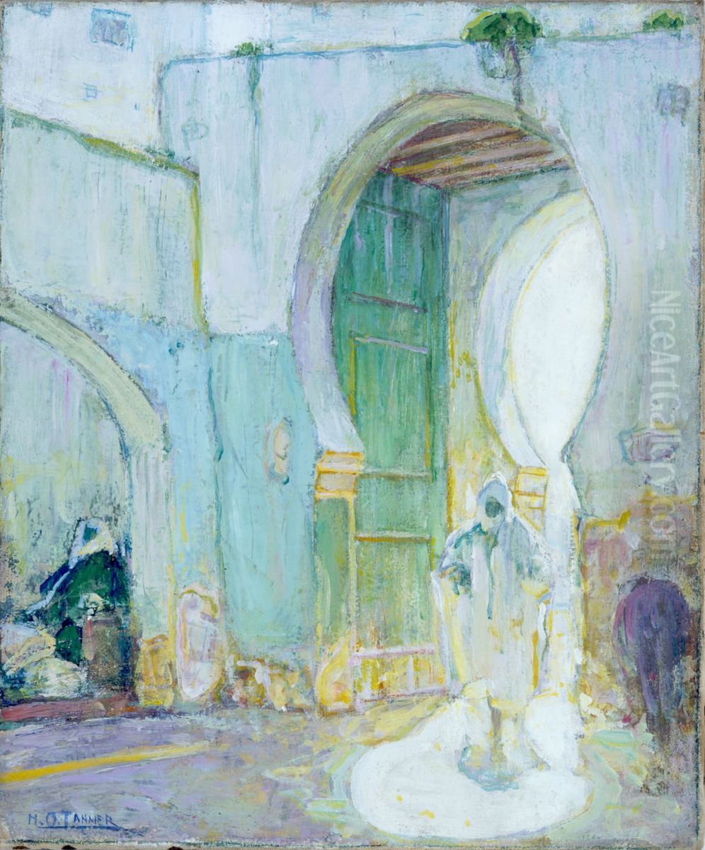Gateway, Tangier Oil Painting by Henry Ossawa Tanner