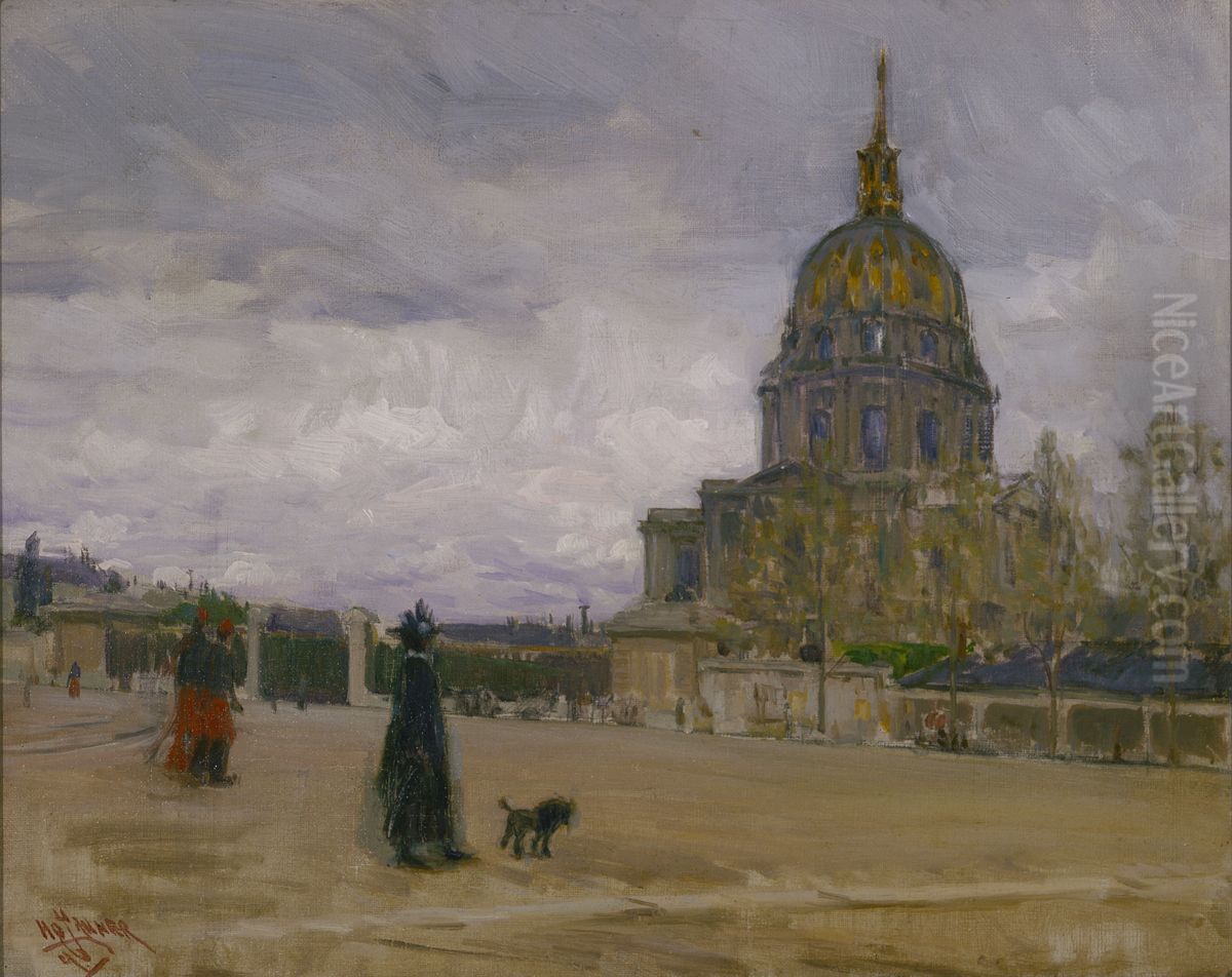 Les Invalides, Paris Oil Painting by Henry Ossawa Tanner