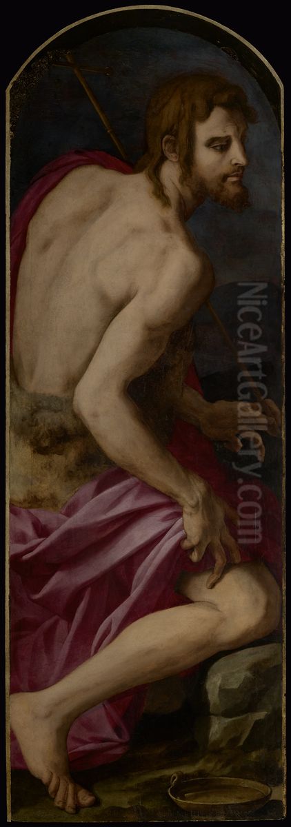 St. John the Baptist Oil Painting by Bronzino