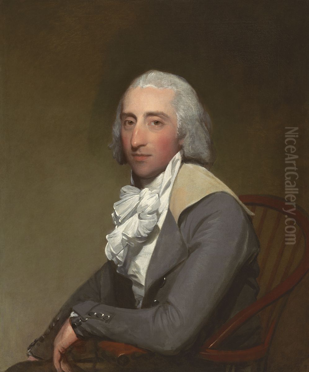 Lawrence Reid Yates Oil Painting by Gilbert Stuart