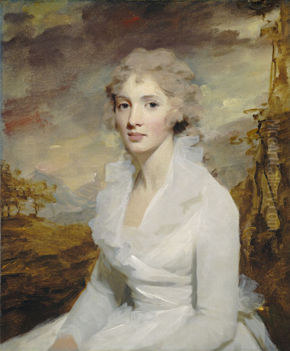 Portrait of Ms. Eleanor Urquhart Oil Painting by Henry Raeburn