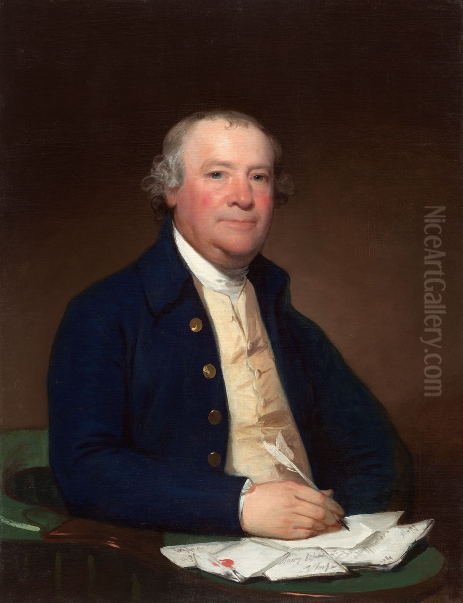Captain Joseph Anthony Oil Painting by Gilbert Stuart