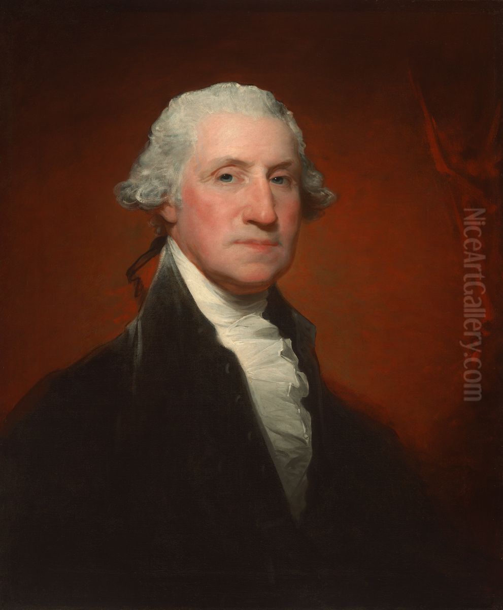 George Washington (Vaughan-Sinclair portrait) Oil Painting by Gilbert Stuart