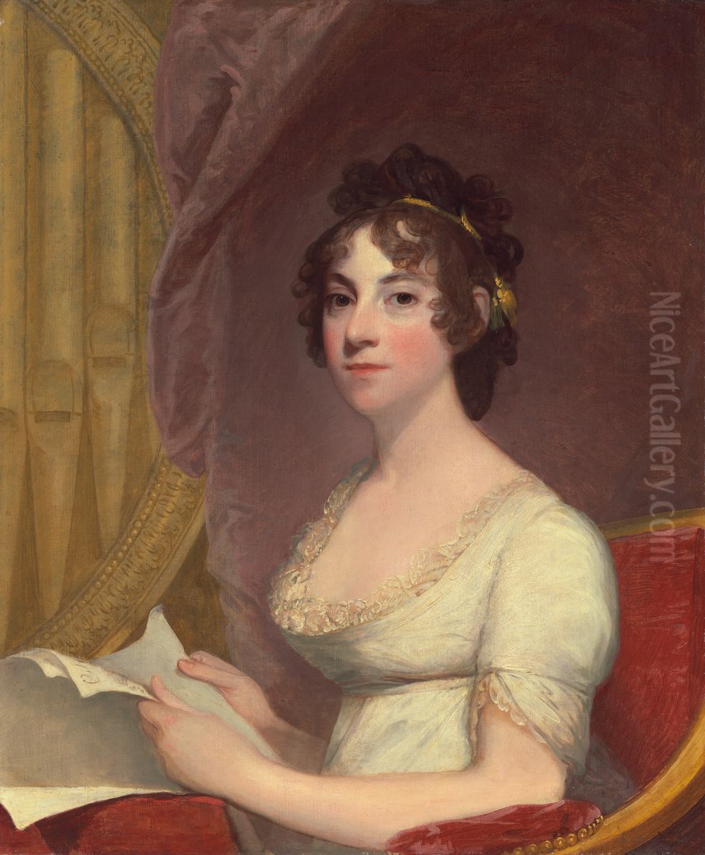 Anna Maria Brodeau Thornton (Mrs. William Thornton) Oil Painting by Gilbert Stuart