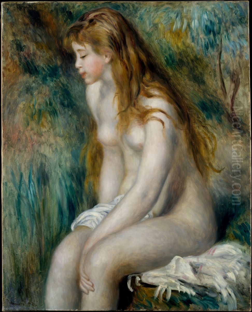 Junge Badende Oil Painting by Pierre Auguste Renoir