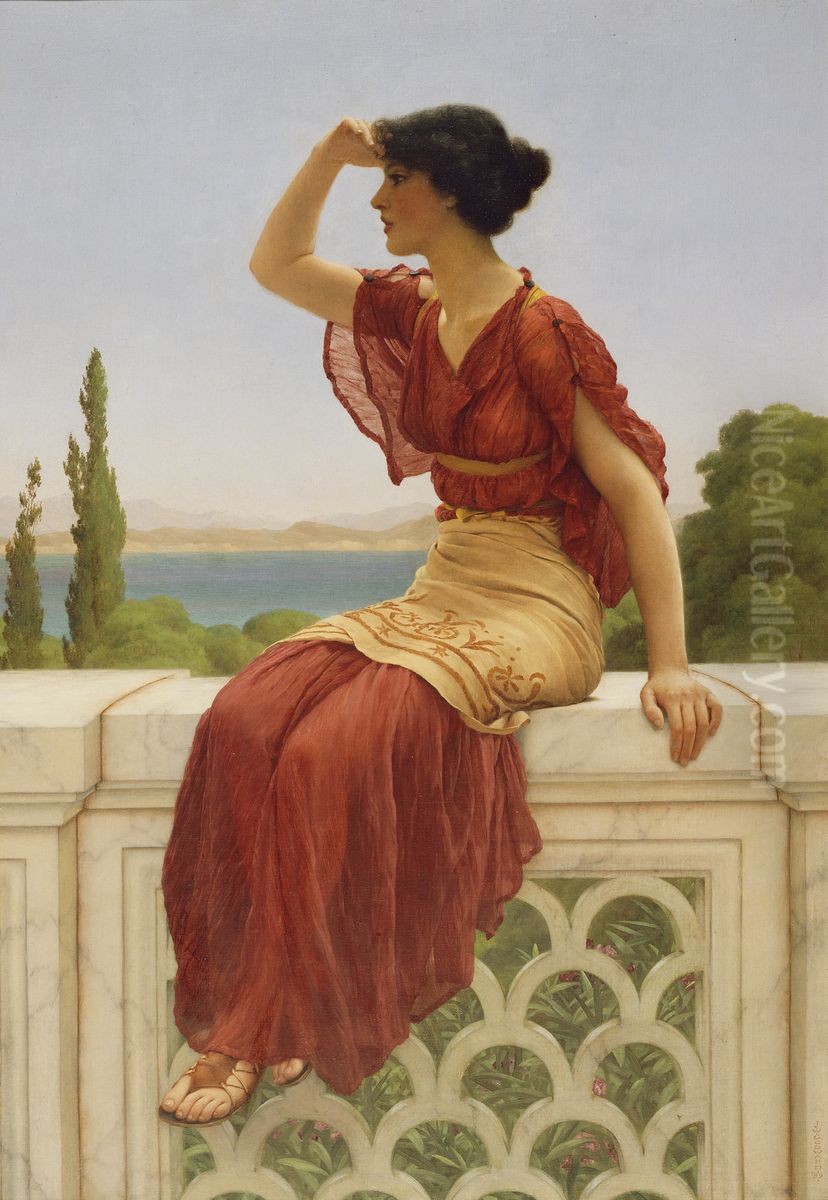 The Signal Oil Painting by John William Godward