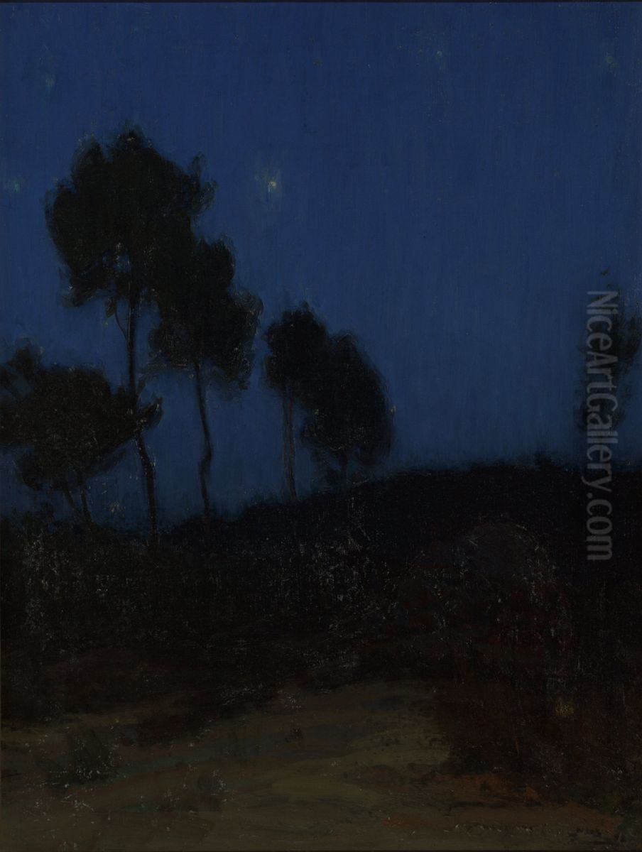Untitled (Nocturnal Landscape) Oil Painting by Henry Ossawa Tanner