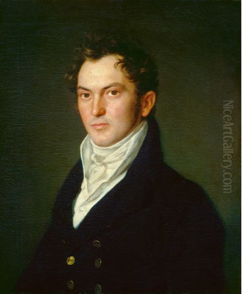 Zachariah Schoonmaker Oil Painting by John Vanderlyn