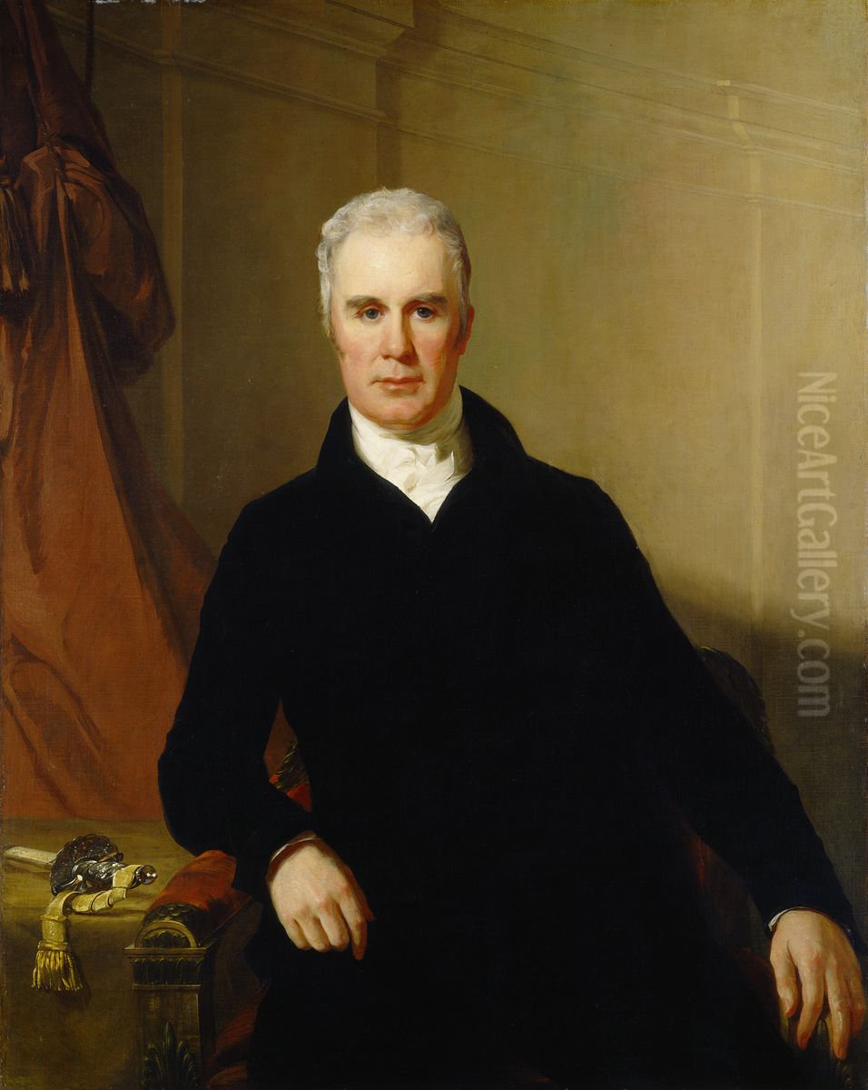 Charles Carnan Ridgely Oil Painting by Thomas Sully