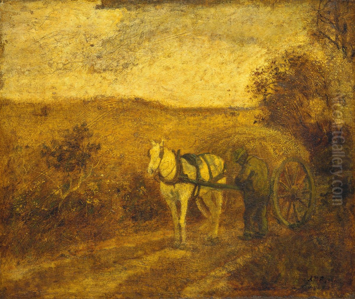 Mending the Harness Oil Painting by Albert Pinkham Ryder