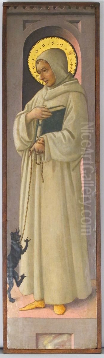 Saint Bernard of Clairvaux Oil Painting by Filippo Lippi