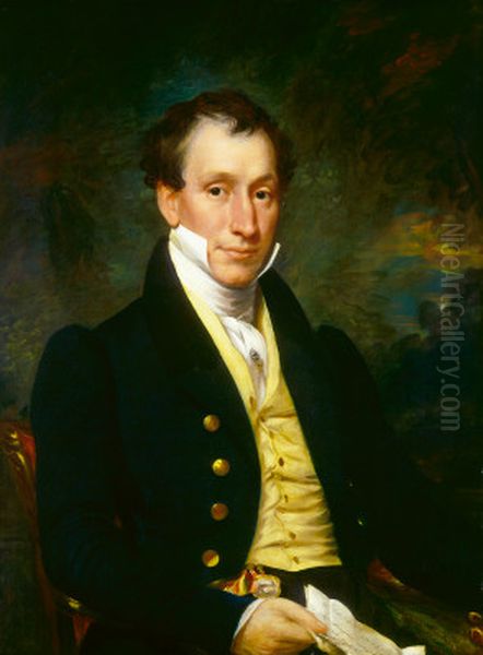 Robert G. L. De Peyster Oil Painting by Samuel Lovett Waldo
