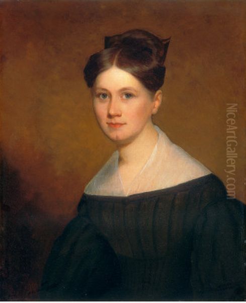 Phoebe Cassidy Freeman (Mrs. Clarkson Freeman) Oil Painting by Jacob Eichholtz