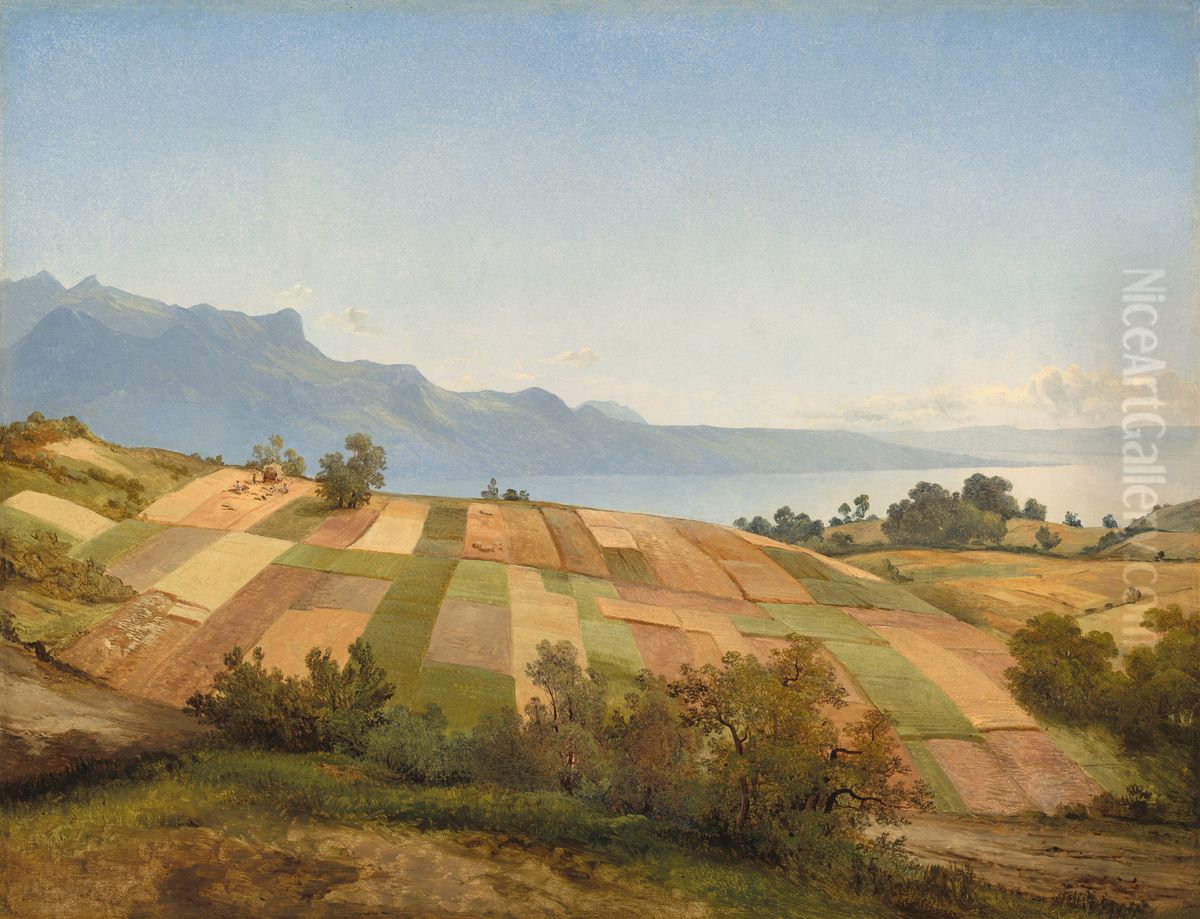 Swiss Landscape Oil Painting by Alexandre Calame