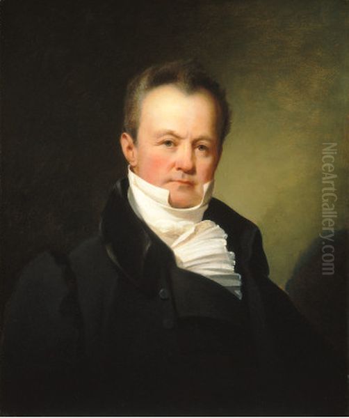 William Clark Frazer Oil Painting by Jacob Eichholtz