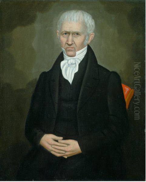 Mr. Pease Oil Painting by Erastus Salisbury Field