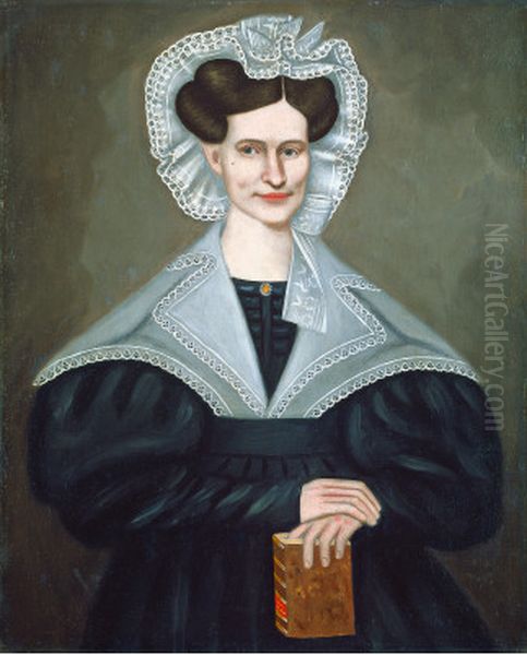 Mrs. Harlow A. Pease Oil Painting by Erastus Salisbury Field