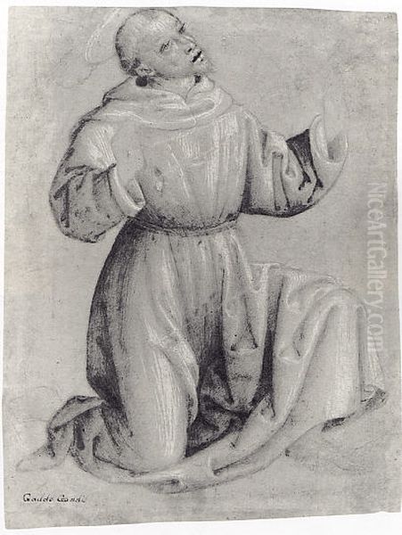 Saint Francis Receiving the Stigmata Oil Painting by Lo Spagna